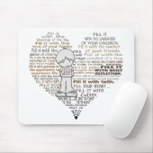 Vul je hart muismat (Met muis)