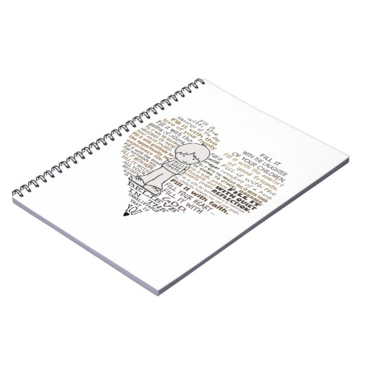 Vul je hart notitieboek (Linkerzijde)