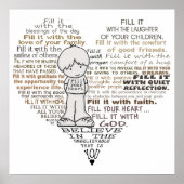 Vul je hart poster (Voorkant)