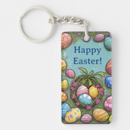 Vul je mandje met Joy Easter Acryl Sleutelhanger