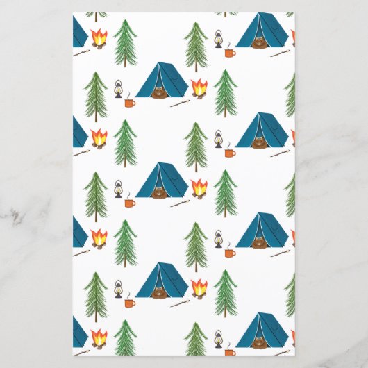 Vul Letter in van Camp Bar Camping Stationery (Achterkant)