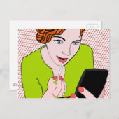 Vul lippenverlies aan briefkaart (Voorkant / Achterkant)