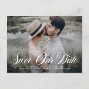 Vul Manuscript sparen Onze Foto van de Bekleding v Aankondigingskaart