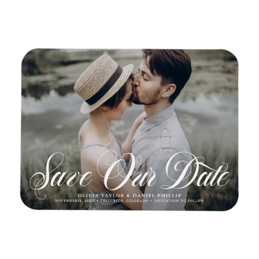 Vul Manuscript sparen Onze Foto van de Bekleding v Magneet (Horizontaal)