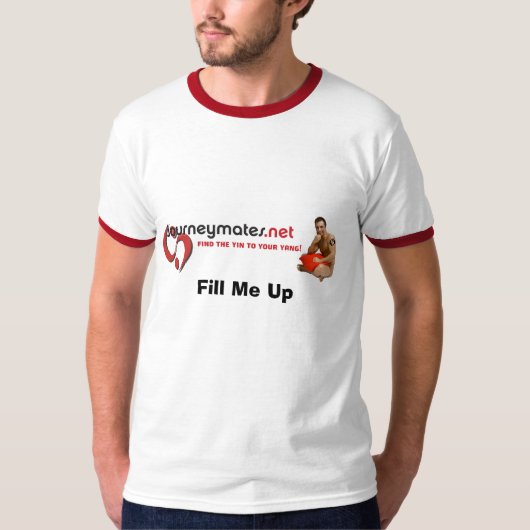 Vul me omhoog t-shirt (Voorkant)