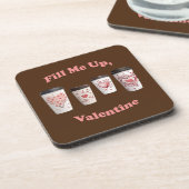 Vul me op, Valentijn! Bier Onderzetter (Linkerzijde)