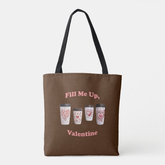 Vul me op, Valentijn! Tote Bag (Achterkant)