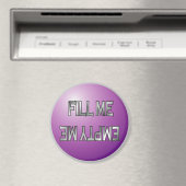 Vul me Paarse vaatwasmachine magneet (Insitu (Vaatwasser))