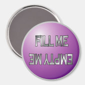 Vul me Paarse vaatwasmachine magneet (Voorkant / Achterkant)