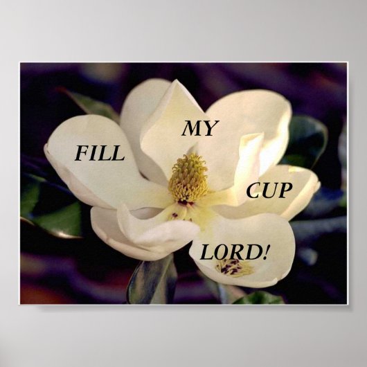 Vul mijn beker! Poster (Voorkant)
