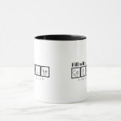 Vul periodiek met cafeïne mok (Midden)