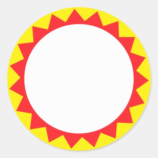 Vul uw eigen prijs of verkoop korting stickers in (Voorkant)