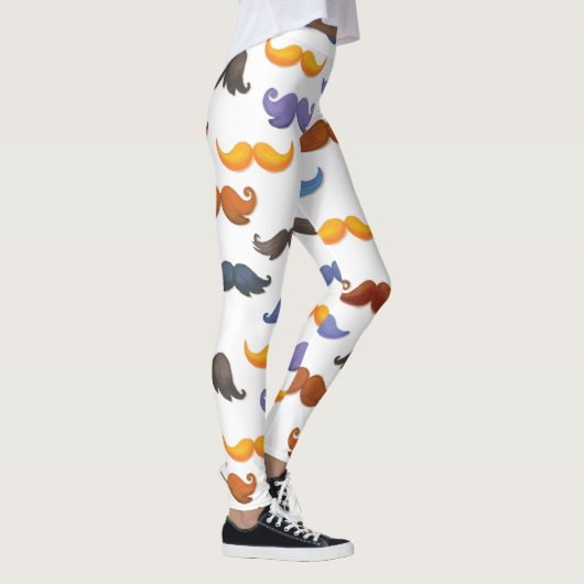 Vul verschillende kleurige snuisterpatronen aan leggings (Rechts)