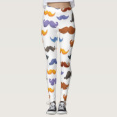 Vul verschillende kleurige snuisterpatronen aan leggings (Voorkant)