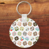 Vul vier hartvormen van bladklaver aan sleutelhanger (Voorkant)