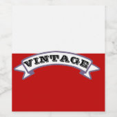  (vul zelf in) wijn etiket (Enkel label)