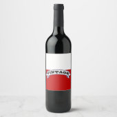  (vul zelf in) wijn etiket (Voorkant)