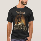 Vulcaan: ontwerp voor de motor voor de valsmachine t-shirt (Voorkant)
