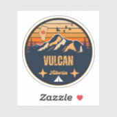 Vulcan, Alberta Sticker (Vel)