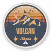 Vulcan, Alberta Sticker (Voorkant)