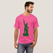 Vulcan Birmingham Alabama Groen T-shirt (Voorkant volledig)