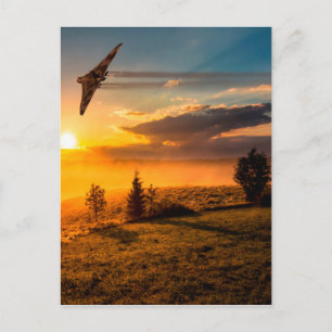 Vulcan Bomber Misty Dawn Briefkaart