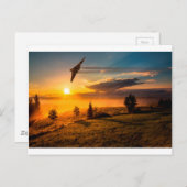 Vulcan Bomber Misty Dawn Briefkaart (Voorkant / Achterkant)