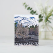 Vulcan Etna op het eiland Sicilië Briefkaart (Staand voorkant)