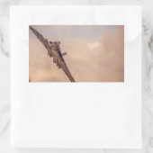 Vulcan Rechthoekige Sticker (Tas)