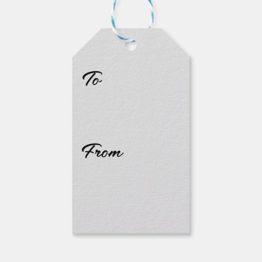 Vulcan Santa Gift labels Cadeaulabel (Achterkant)