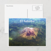 vulcano aerial el sal briefkaart (Voorkant / Achterkant)