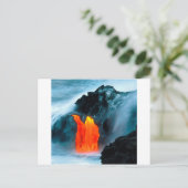 Vulcano Lava-stroom uit Kilauea Hawaii Briefkaart (Staand voorkant)