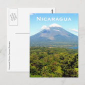 vulcano nicaragua briefkaart (Voorkant / Achterkant)
