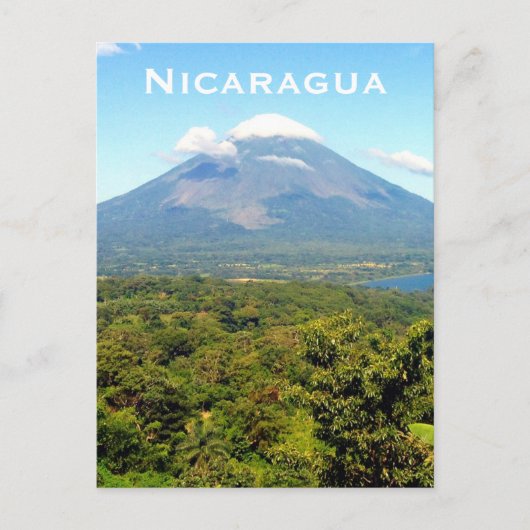vulcano nicaragua briefkaart (Voorkant)