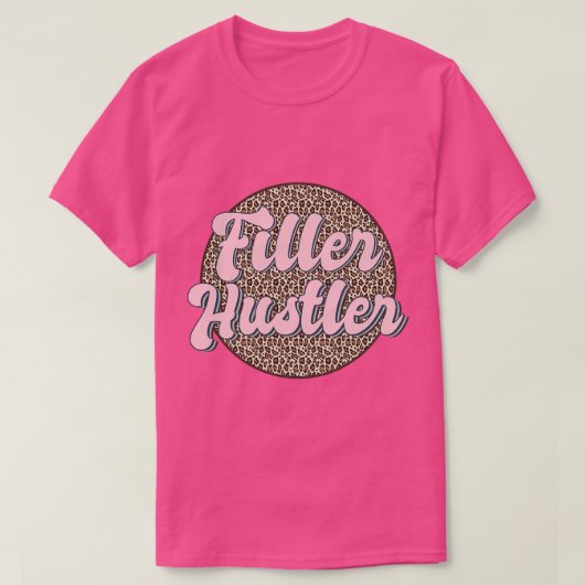 Vulder Hustler Lopard-vulmiddel Zenuwinjector T-shirt (Design voorkant)