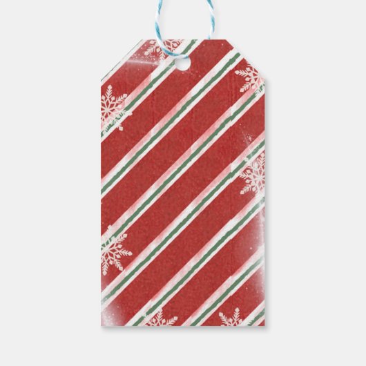 Vulder van de kerstboompenkast van Rudolph Cadeaulabel (Achterkant)