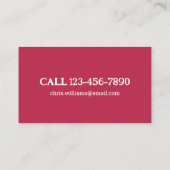 Vulder Visitekaartje (Achterkant)