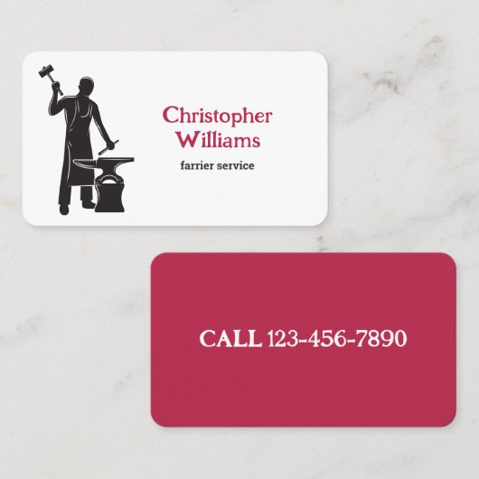 Vulder Visitekaartje (Voorkant / Achterkant)