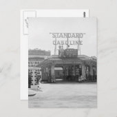 Vulestation van 1920 briefkaart (Voorkant / Achterkant)