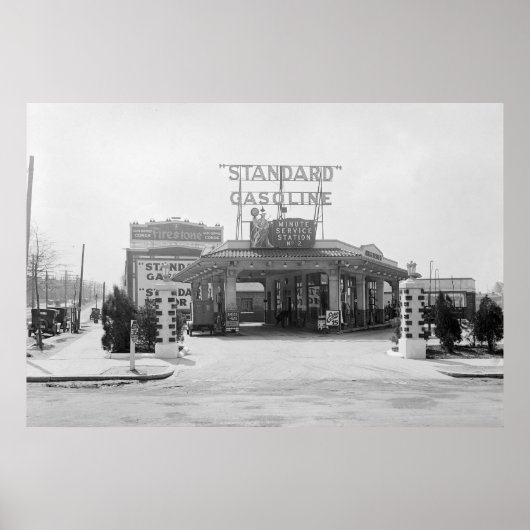 Vulestation van 1920 poster (Voorkant)