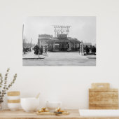 Vulestation van 1920 poster (Keuken)