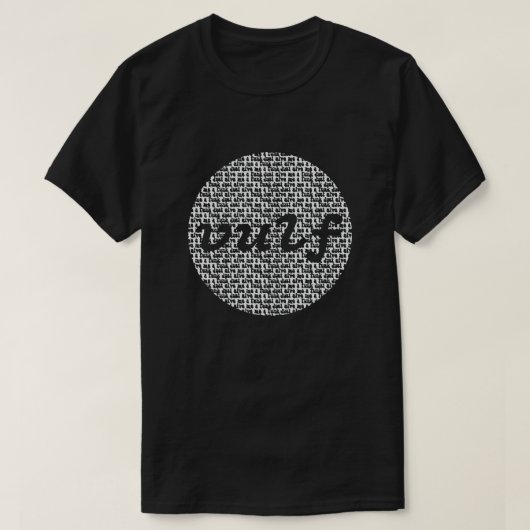 Vulfpeck Shirt White Print - Geef me gewoon een Fu (Design voorkant)