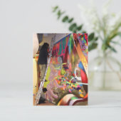 Vulkaan (10) briefkaart (Staand voorkant)