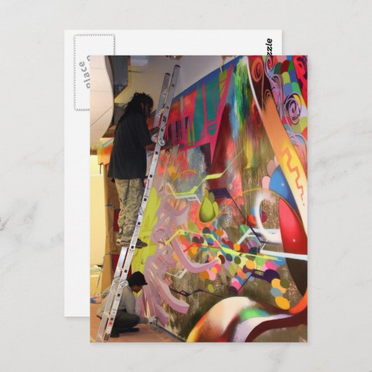 Vulkaan (10) briefkaart (Voorkant / Achterkant)