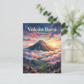 Vulkaan Barú Panama Briefkaart (Staand voorkant)