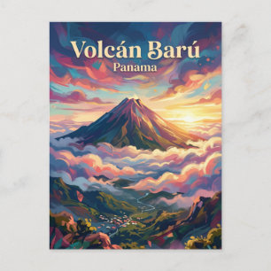 Vulkaan Barú Panama Briefkaart