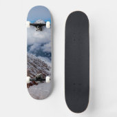 vulkaan berg sneeuw persoonlijk skateboard (Voorkant)