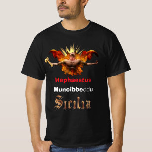 Vulkaan Etna van Sicilië " Muncibbeḍḍu' T-shirt