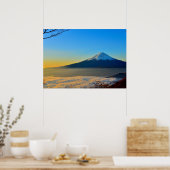 Vulkaan Fuji landschap Poster (Keuken)