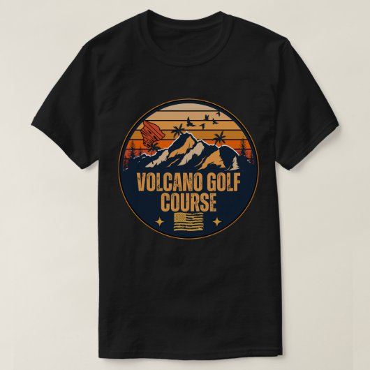 Vulkaan Golfbaan, Hawaï T-shirt (Design voorkant)